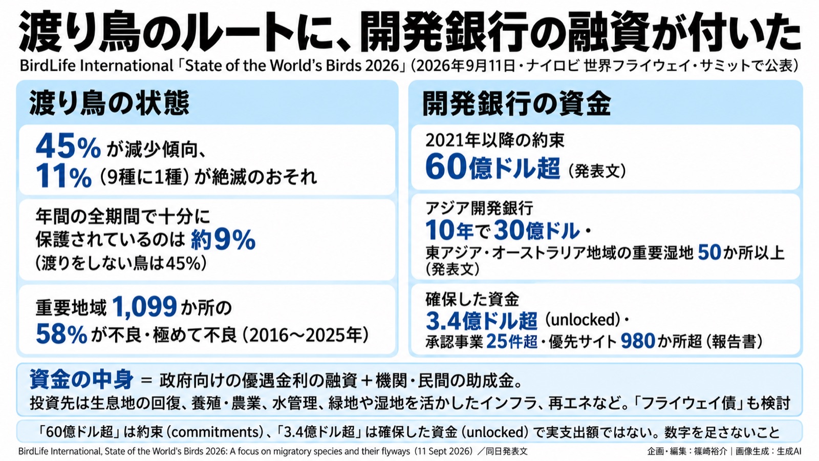 渡り鳥のルート×開発銀行の融資／湿地 図版1